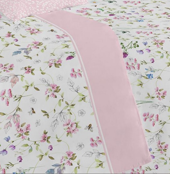 Juego de Sábanas Flores Rosas