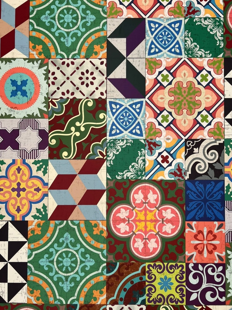 Alfombra Vinílica Mosaico
