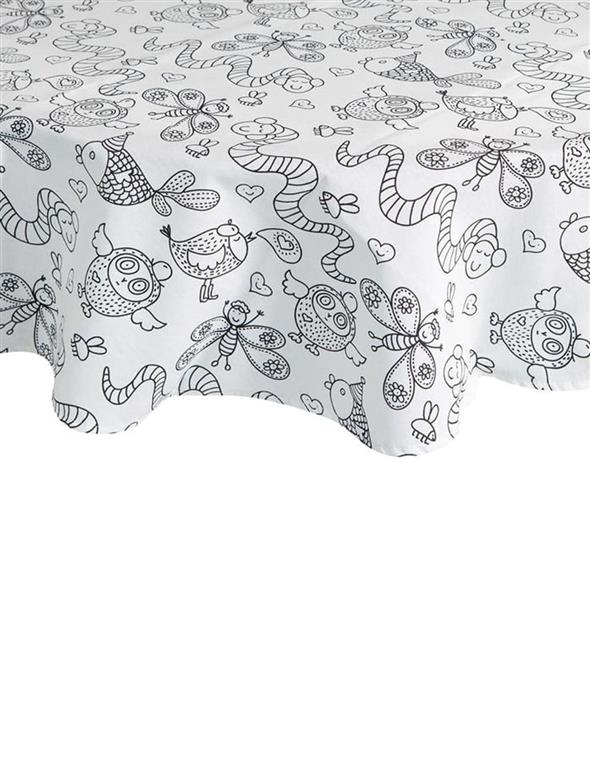 Mantel Coloreable Bichos