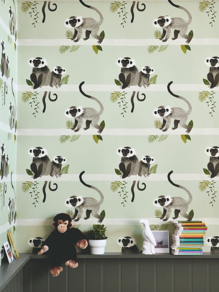 Papel Pintado Monos