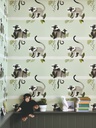 Papel Pintado Monos
