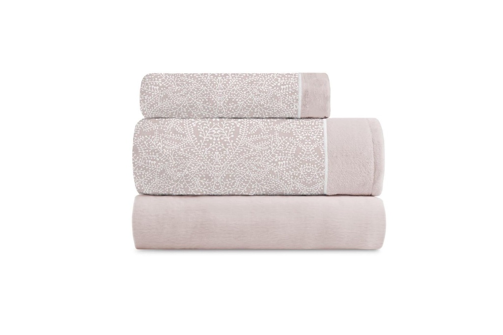 Juego Sábanas Franela Ramas