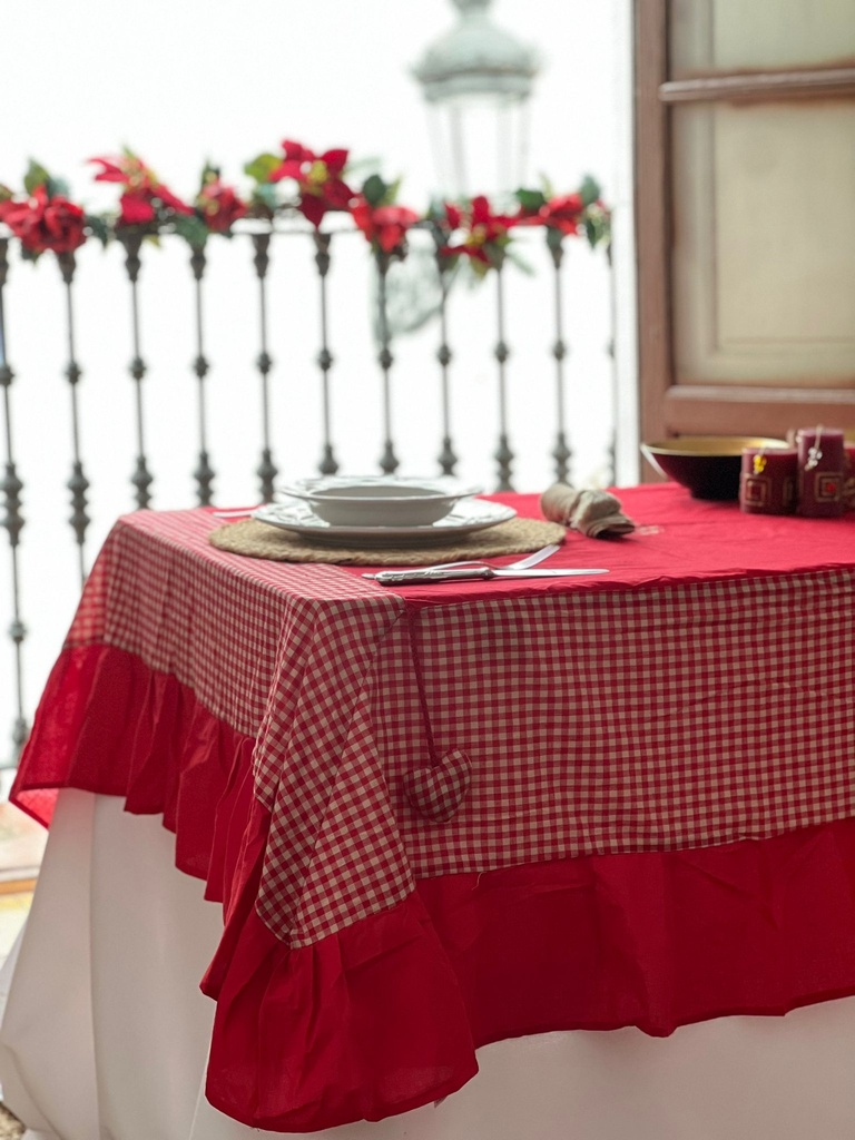 Mantel Navidad Vichy