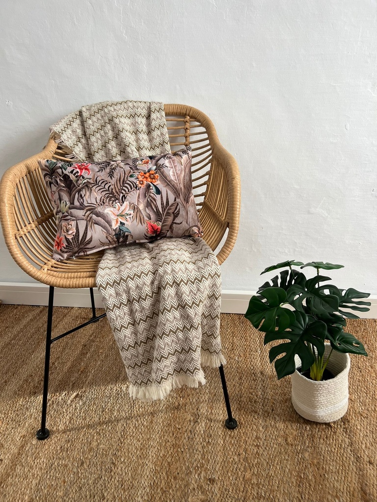 Cojín Tropical Reversible