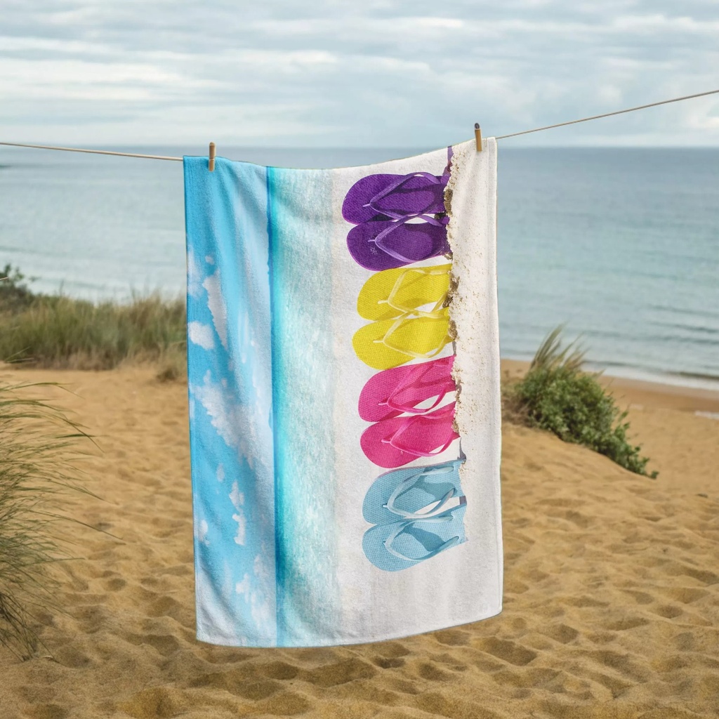 Toalla de Playa Chanclas
