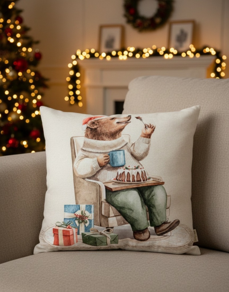 Cojín Estampa Navideña