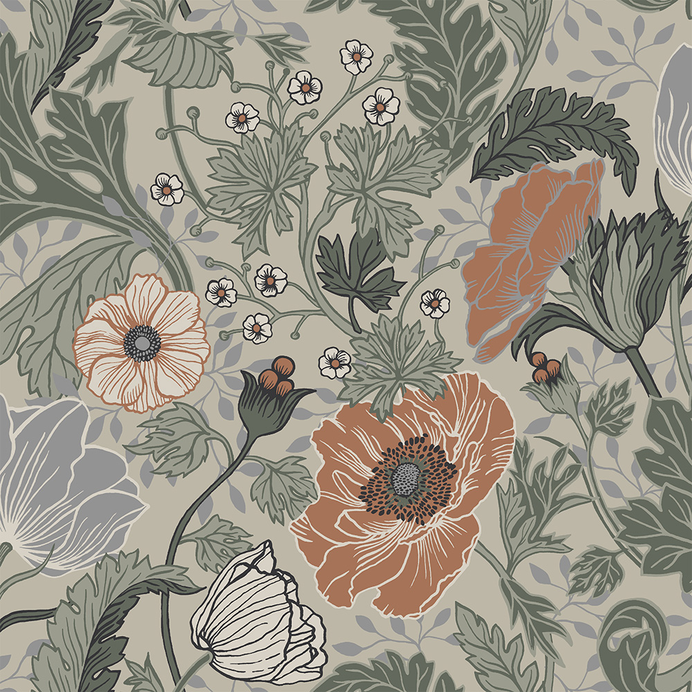 Papel Pintado Anemone