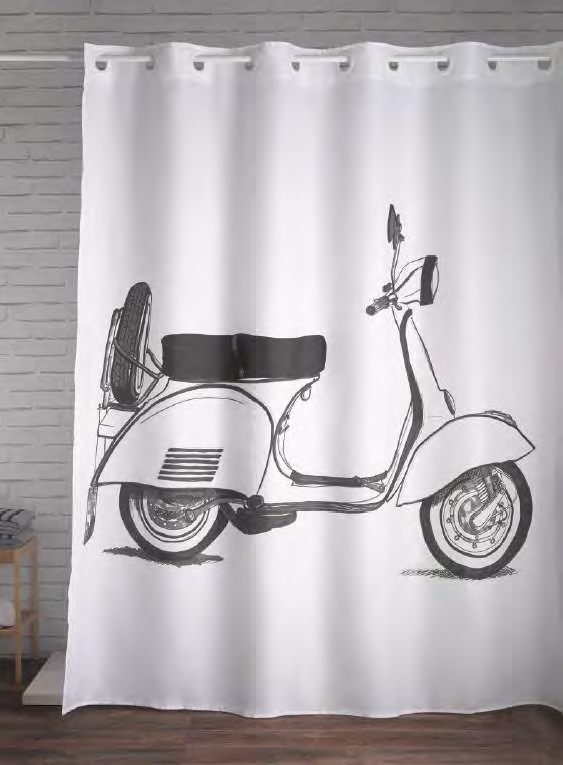 Cortina de Baño Vespa