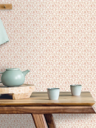 Papel Pintado Arco Floral
