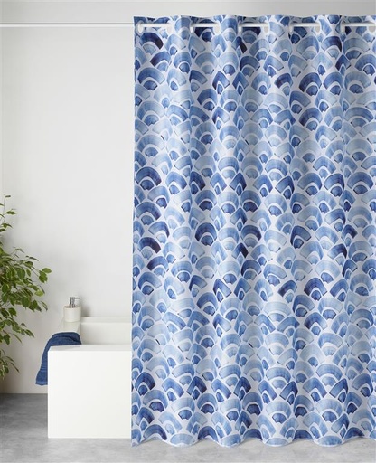 [M02CC0028] Cortina de Baño Olas