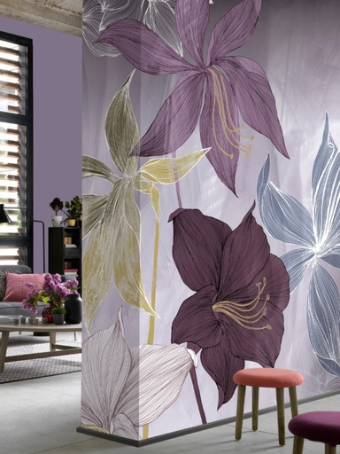 Papel Pintado Mural Lirios
