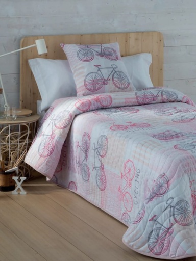 [T14CL0054] Colcha Bouti Bicicleta