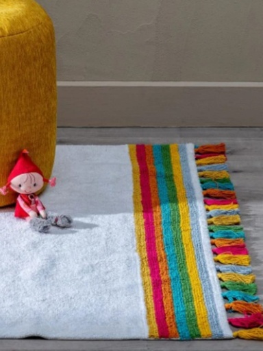 Alfombra Borlas