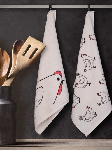 Paño de Cocina Gallina