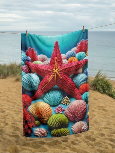 [M01TP0029] Toalla de Playa Estrella