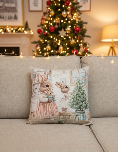 Cojín Estampa Navideña