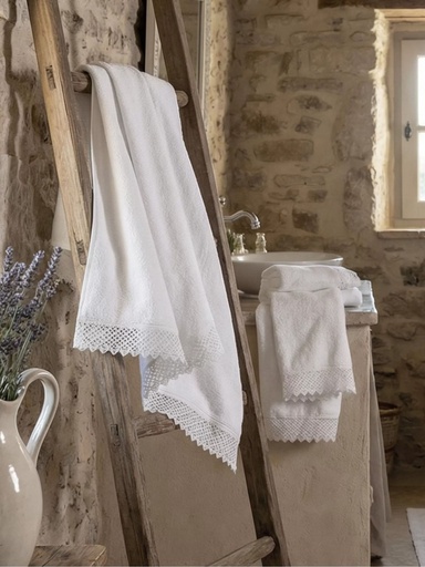 [M01JT0001] Juego de Toallas Crochet